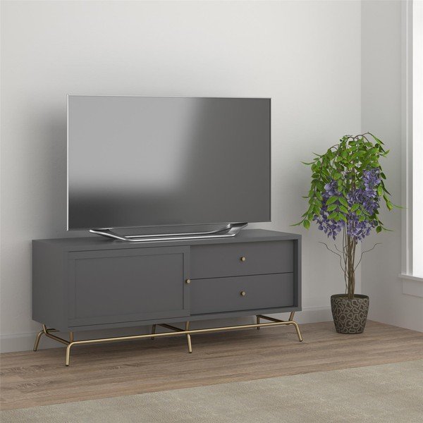 Masă TV gri 150x62 cm Madison - Støraa-image-1