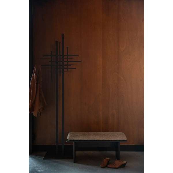 Cuier negru din oțel 71x185 cm Rumex – Dutchbone-image-1