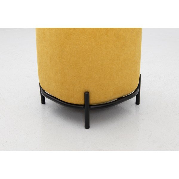 Puf Tenzo Harry, ø 42 cm, galben-image-4