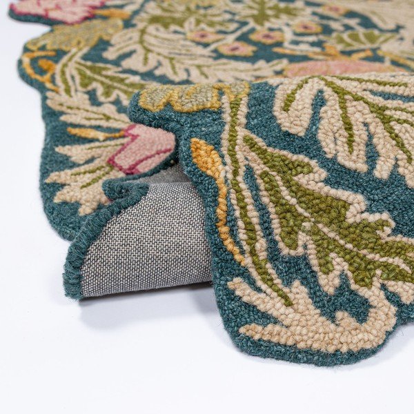 Covor țesut manual din lână 200x290 cm Daphne Shaped Floral – Flair Rugs-image-2