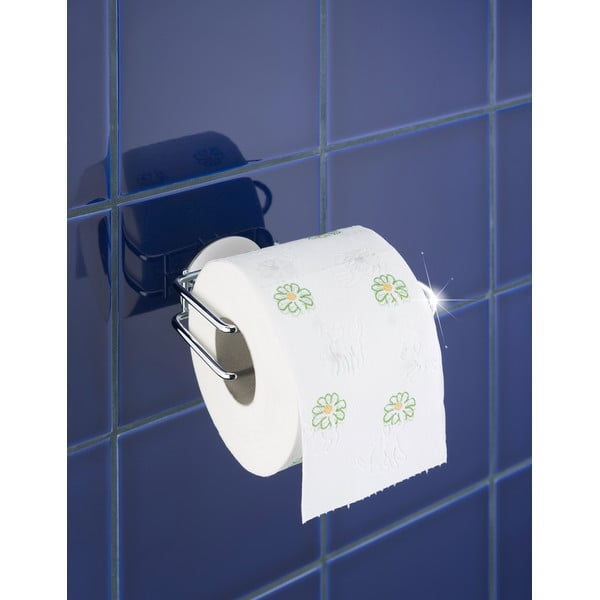 Suport autoadeziv pentru hârtie igienică Wenko Turbo-Loc, 14 x 9 cm-image-1