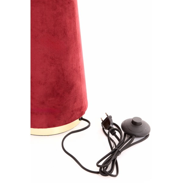 Lampadar roșu cu abajur textil (înălțime 168 cm) Devia – Light & Living-image-4