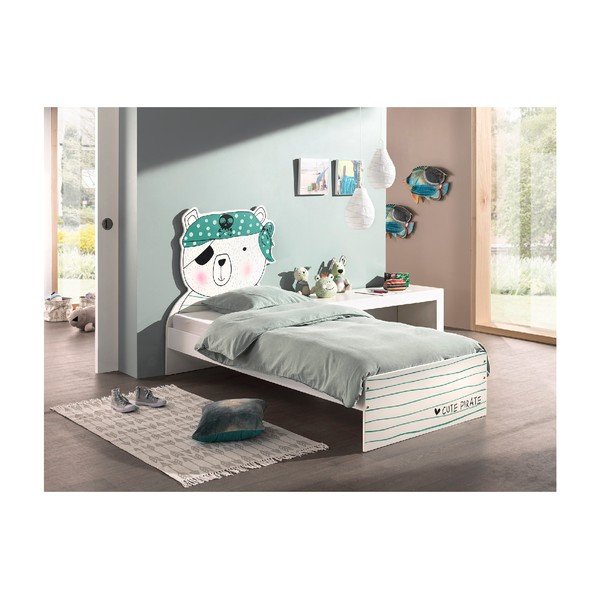 Pat pentru copii Vipack Pirate, 90 x 200 cm-image-1