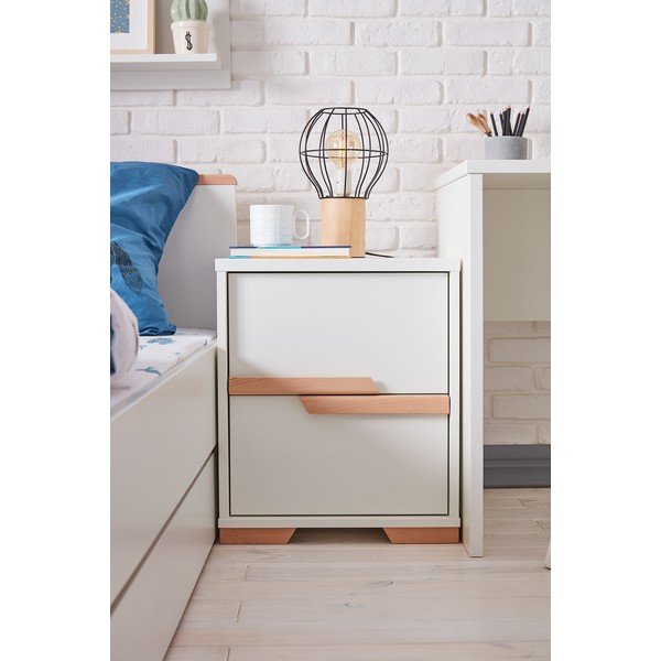 Noptieră Pinio Snap, alb-image-1