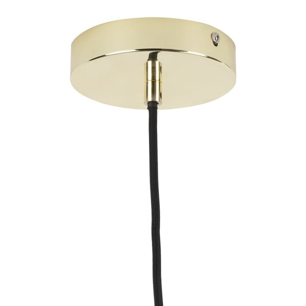 Lustră din metal Leitmotiv Lucid, ø 35 cm, auriu-image-3