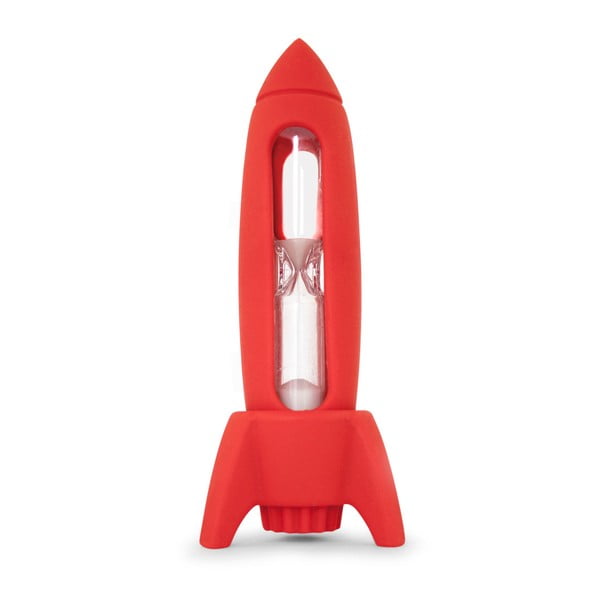 Indicator timp pentru spălarea pe dinți la copii J-Me Rocket, roșu
