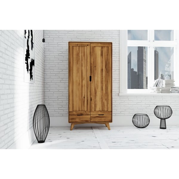 Dulap de stejar 90x180 cm Greg - The Beds-image-2