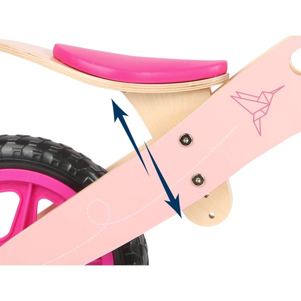 Bicicleta de echilibru pentru copii Legler Hummingbird, roz-image-2
