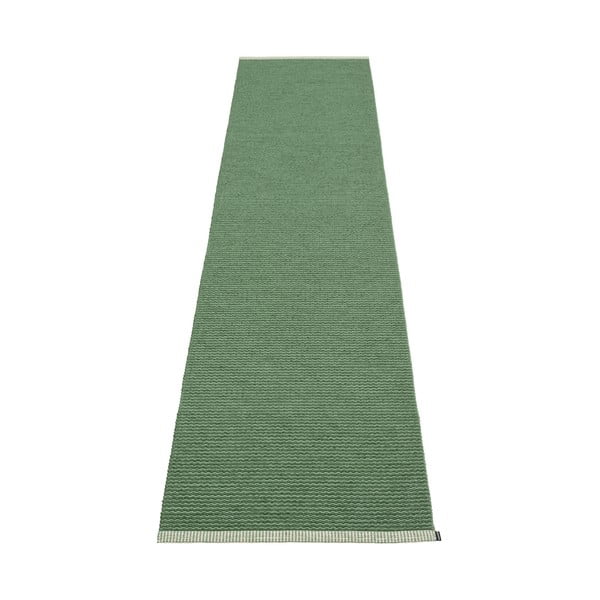 Covor tip traversă pentru interior și exterior verde 70x300 cm Mono Leaf Oregano – Pappelina