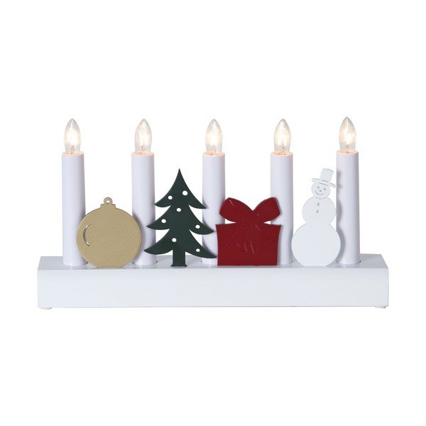 Sfeșnic cu LED Star Trading Julia, înălțime 15 cm, alb-image-2