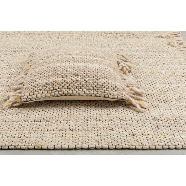 Covor din lână și vâscoză Zuiver Frills, 170 x 240 cm, bej-image-2
