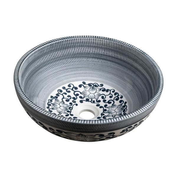 Chiuvetă albastră rotundă din ceramică ø 41 cm Priori – Sapho