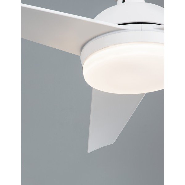 Plafonieră alb mat LED din metal cu abajur din sticlă Flow – Nova Luce-image-2