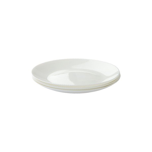 Farfurii albe 4 buc. din sticlă ø 25 cm Alessia – Jotex-image-3