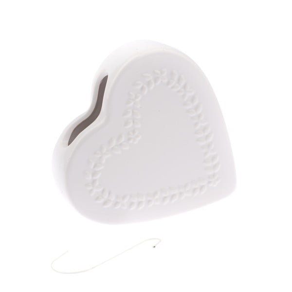 Umidificator aer din ceramică Dakls Heart, alb