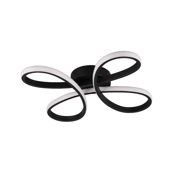 Plafonieră neagră LED 40x40 cm Fly – Trio-image-3