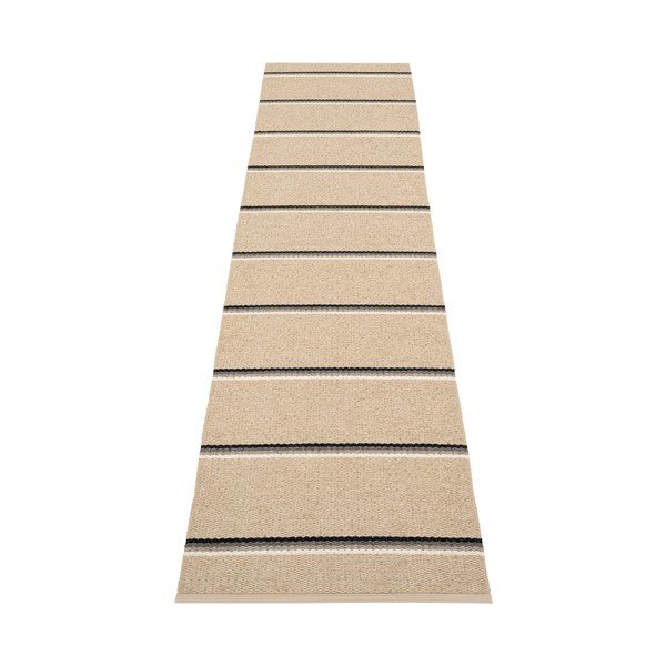 Covor tip traversă pentru interior și exterior bej 70x300 cm Olle Mud Beige – Pappelina