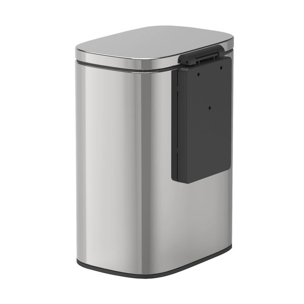 Coș de gunoi din inox Wenko Sare, argintiu-image-3