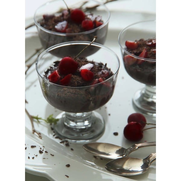 Boluri mici cu picior din sticlă 6 buc. 0.285 l – Hermia-image-4