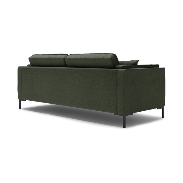 Canapea Milo Casa Attilio, 160 cm, verde închis-image-3