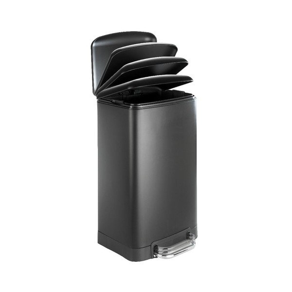 Coș de gunoi Wenko, negru, 30 l-image-1