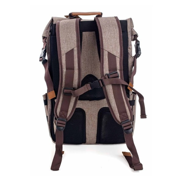 Rucsac Woox Marrom, maro deschis-image-3