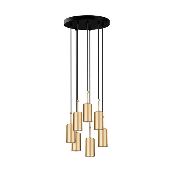 Lustră Squid Lighting Geo, înălțime 120 cm, auriu-image-3