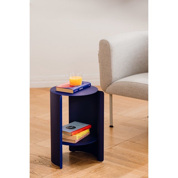 Măsuță auxiliară rotundă din oțel ø 32 cm Wa – noo.ma-image-1