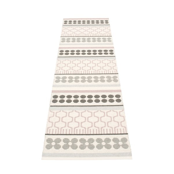 Covor tip traversă pentru interior și exterior roz deschis/gri 70x270 cm Asta Pale Rose – Pappelina-image-1