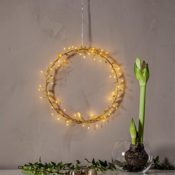 Decorațiune luminoasă galbenă ø 28 cm  de  Crăciun Winny – Star Trading-image-4