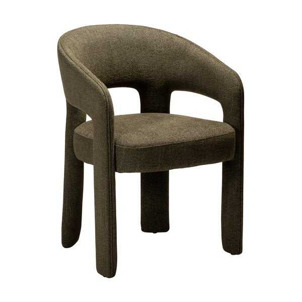 Scaun de living kaki cu cotiere Splendor – DAN-FORM Denmark