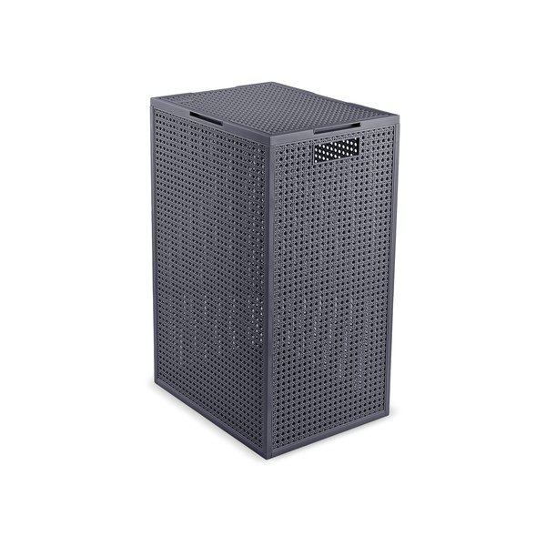 Coș de rufe gri închis din plastic reciclat 60 l Kaya – Curver