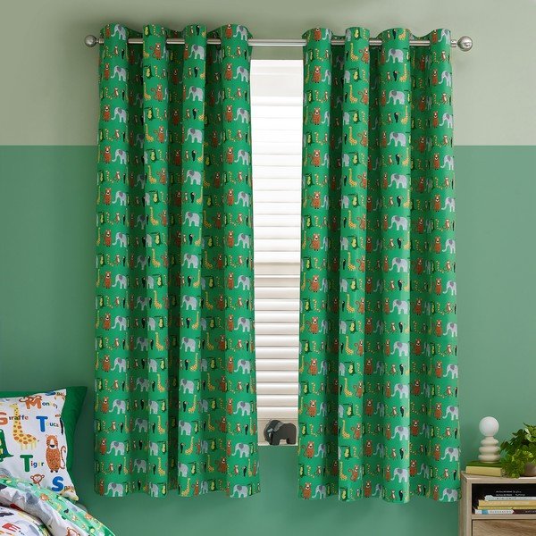 Draperii pentru copii 2 buc. 168x183 cm Animal Magic – Catherine Lansfield-image-3
