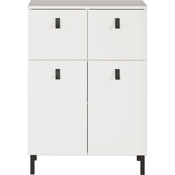Dulap Germania Tulsa, înălțime 86 cm, alb-image-1