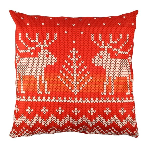 Pernă cu cerbi Christmas Knitting