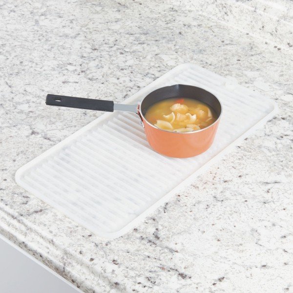 Suport din silicon pentru veselă iDesign Lineo Drying Mat, 40,5 x 20,5 cm-image-1