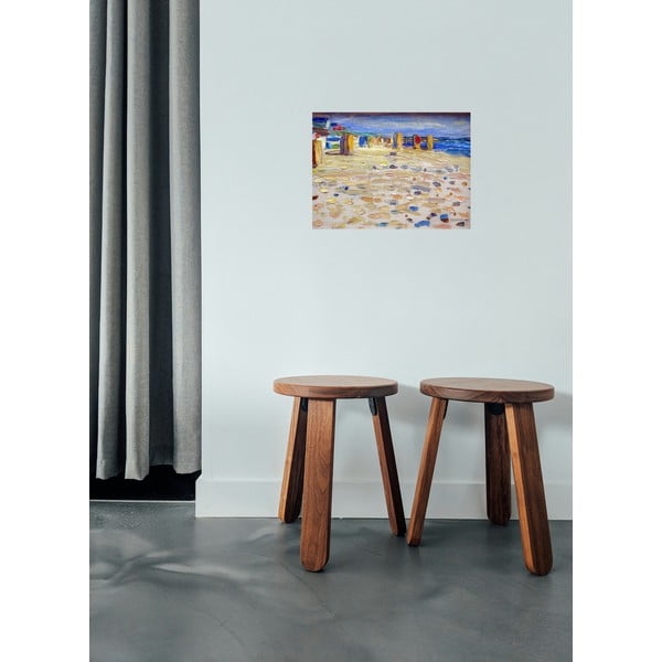 Tablou - reproducere 40x30 cm Holland - Beach Chairs, Wassily Kandinsky – Fedkolor-image-1