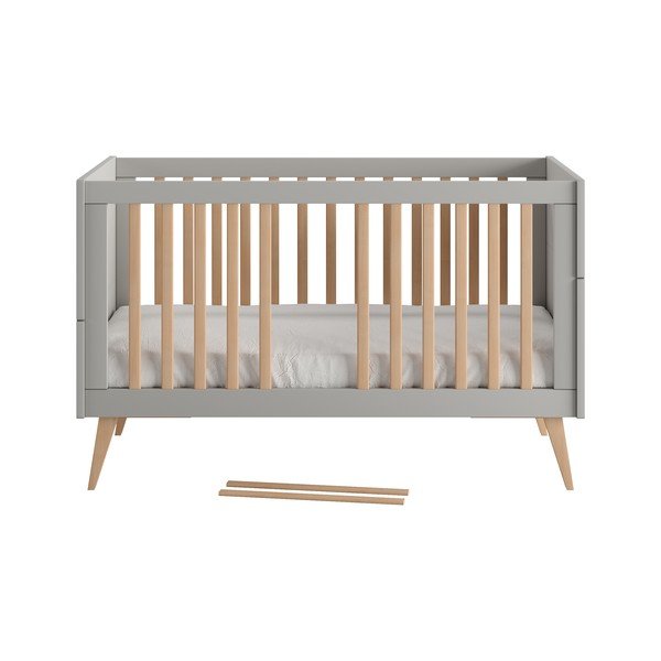 Pătuț gri 70x140 cm Swing – Pinio-image-3