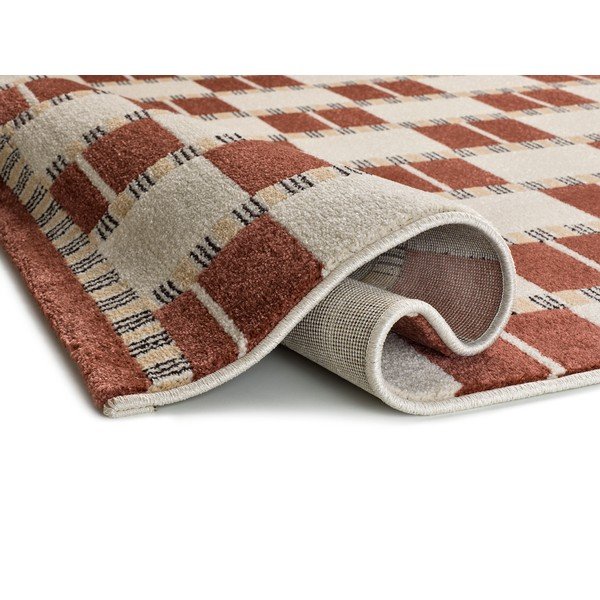 Covor bej/teracotă 160x230 cm Astra – Universal-image-3