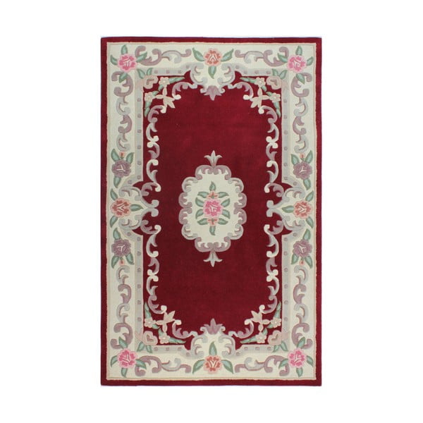Covor din lână Flair Rugs Aubusson, 120 x 180 cm, roșu