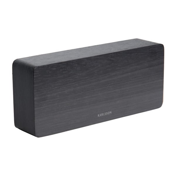 Ceas alarmă cu aspect de lemn, Karlsson Tube, 21 x 9 cm-image-2