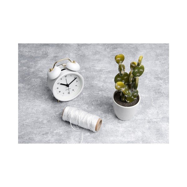 Ceas alarmă Karlsson Classic, alb, ⌀ 10 cm-image-2