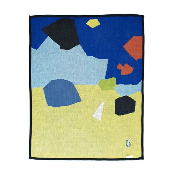 Pătură tricotată The Wild Hug Geometric Puzzle, 80 x 110 cm