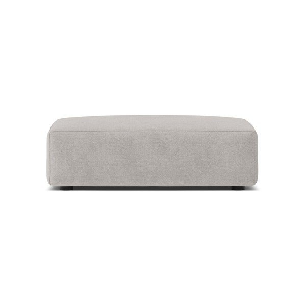 Taburet gri deschis din material textil Jodie – Micadoni 