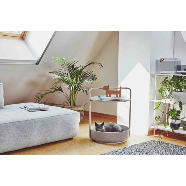 Măsuță auxiliară rotundă ø 50 cm Tavolino Nougat – MiaCara-image-3