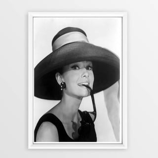 Poster cu ramă Piacenza Art Audry Hat, 30 x 20 cm