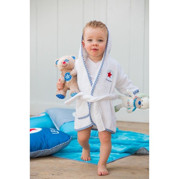 Halat de baie pentru copii alb Tiseco Home Studio-image-1