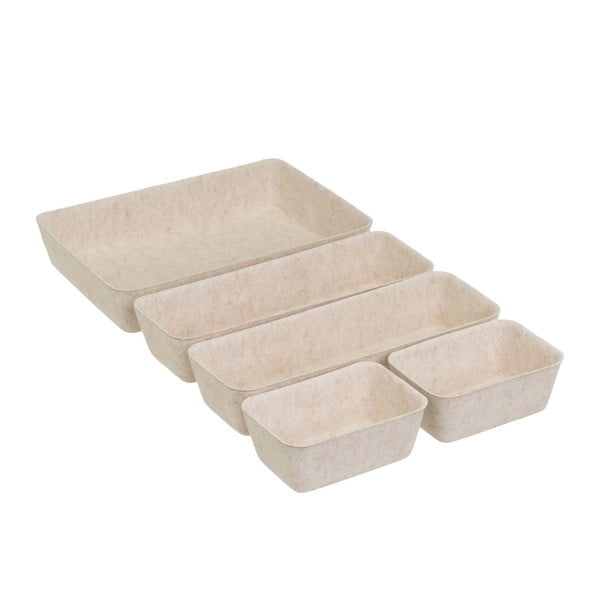 Organizatoare pentru sertare 5 buc. din material textil – Casa Selección-image-4