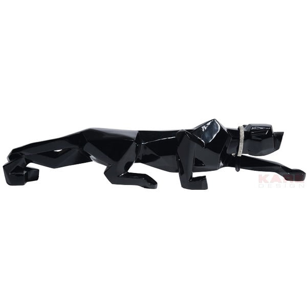 Statuetă Kare Design Black Cat, lungime 90 cm, negru