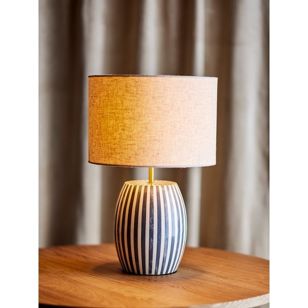 Veioză albă/gri LED (înălțime 47 cm) Tali – Bloomingville-image-1